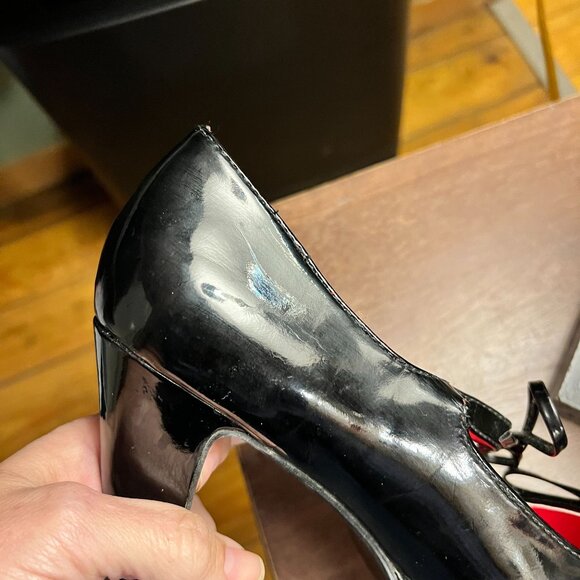 RUBIES Black Patent Leather Mary Jane Platforms - Picture 16 of 16